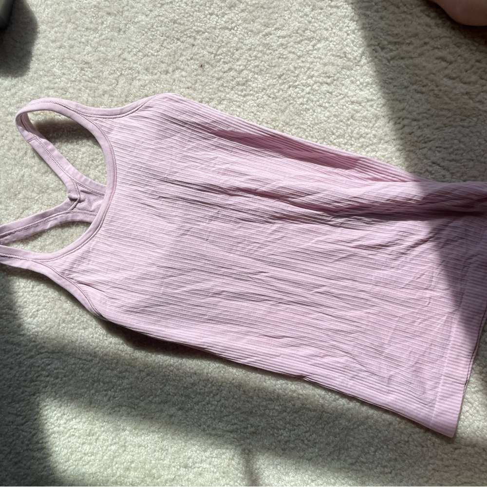 Pale pink lululemon top size 4